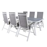 Matgrupp Utomhus Venture Home Virya 160x90 med 6 Albany PositionsTrädgårdsstolar