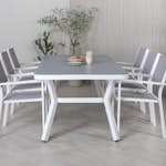 Matgrupp Venture Home Virya 160x90 med 6 Copacabana Stapelstolar