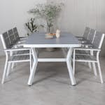 Matgrupp Utomhus Venture Home Virya 160x90 med 6 Levels StapelTrädgårdsstolar