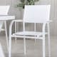 Matgrupp Venture Home Virya 160x90 med 6 Santorini Stapelstolar