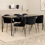 Matgrupp Venture Home Paris med 6 Wrigley Stolar