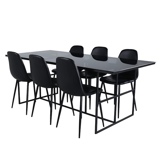 Matgrupp Venture Home Lund med 6 Pobbie Stolar