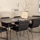 Matgrupp Venture Home Annika matbord och Tjärö matstol Svart