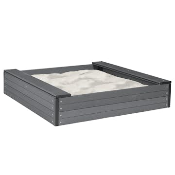 Sandlåda Nordic Play 120X120 cm WPC Exkl. Lock