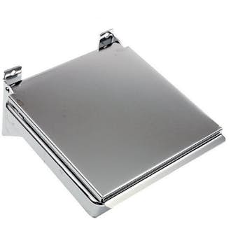 Sanitetspåshållare Habo 175x165 mm Förkromat Stål