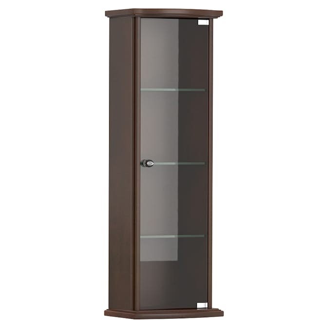 Sidoskåp DuoBad Sekel med Klarglasdörr