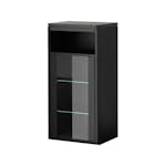 Sidoskåp DuoBad Vilan med Klarglasdörr