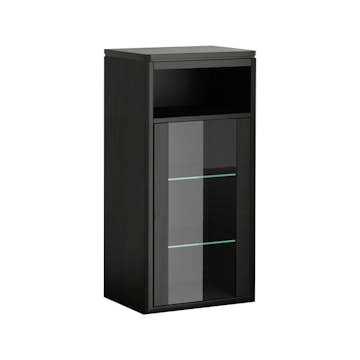 Sidoskåp DuoBad Vilan med Klarglasdörr