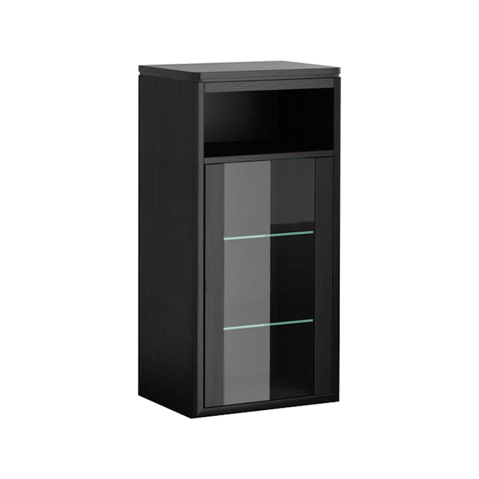 Sidoskåp DuoBad Vilan med Klarglasdörr