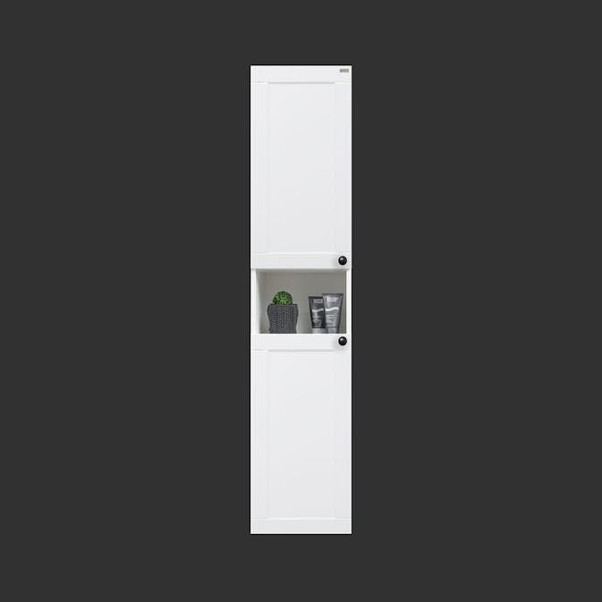 Högskåp 4AQUA Med 2 Luckor & Ram