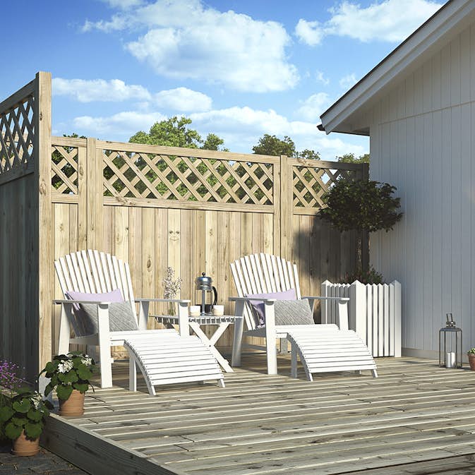 Skärm Jabo Classic Lavendel