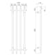 Handdukstork REJ Design Vivo E 40124