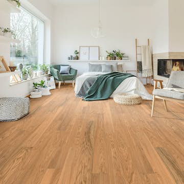 Trägolv Bjelin Härdad Ek Skogen 3.0 M Mattlackad 1-stav