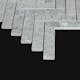 Mosaik Tenfors Marmor Fishbone Rocky Grey 2x10 cm