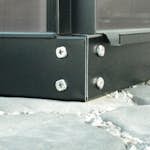 Stålsockel Vitavia 5 kvm 60 mm Svart