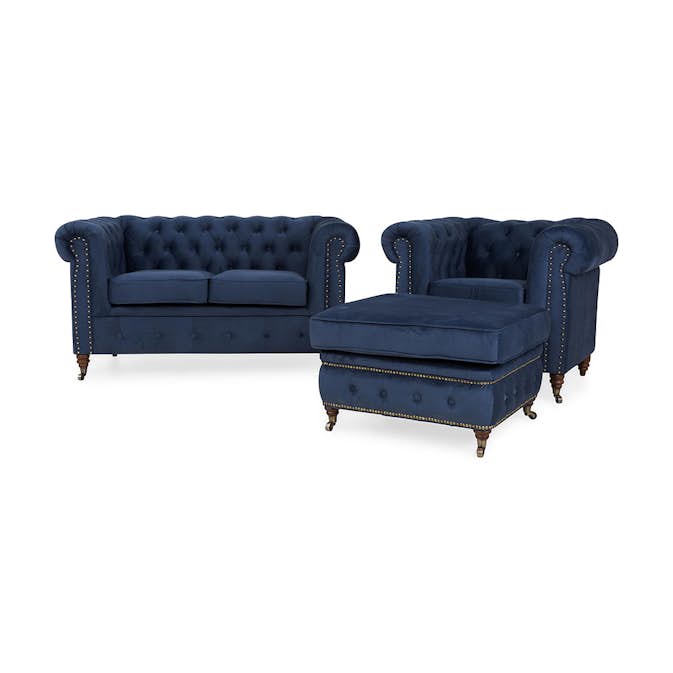 Soffgrupp Scandinavian Choice Chesterfield Deluxe Grupp 1