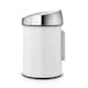 Soptunna Brabantia Touch Bin 3 L Brilliant Steel