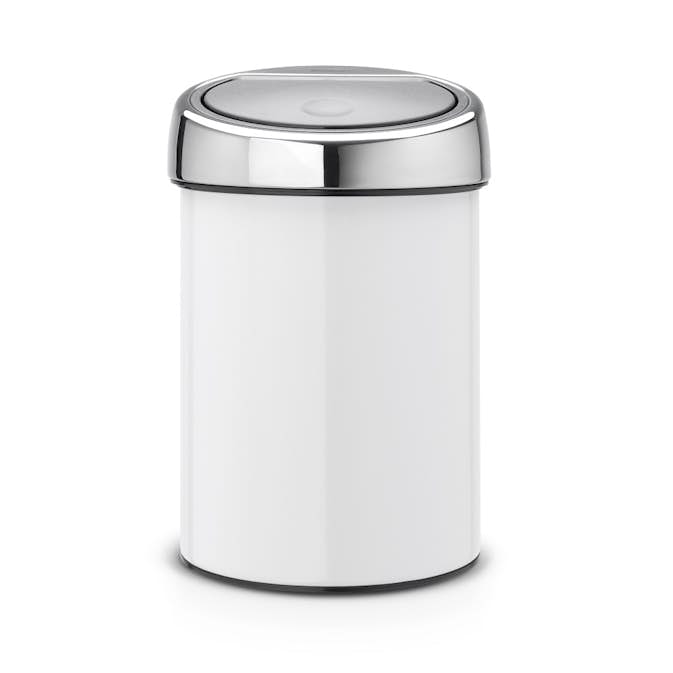 Soptunna Brabantia Touch Bin 3 L Brilliant Steel