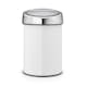 Soptunna Brabantia Touch Bin 3 L Brilliant Steel
