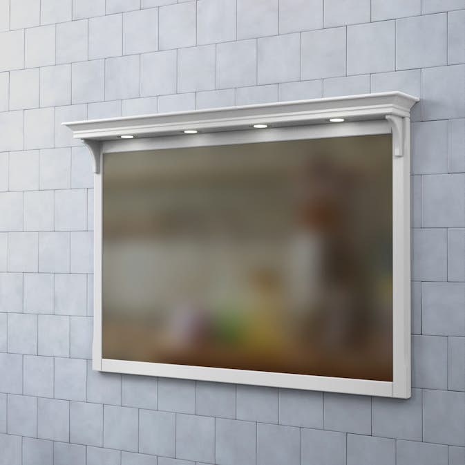 Spegel Björbo Badrum Saga med Belysning