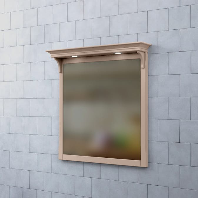 Spegel Björbo Badrum Saga med Belysning