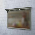 Spegel Björbo Badrum Saga med Belysning