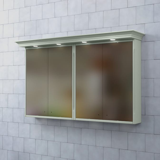 Spegelskåp Björbo Badrum Saga med Belysning 130