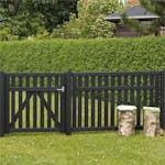 Staket PLUS Country 149x96 cm Svart