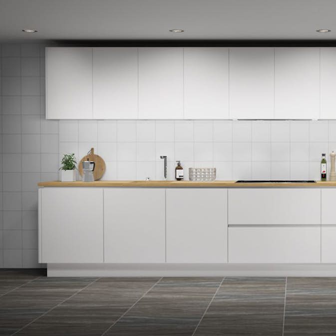 Kakel Netto Ceramika Liso Mate Plata 20x20 cm