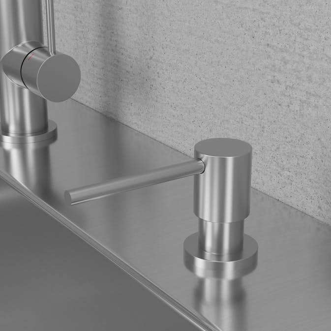 Diskmedelspump Scandtap Steel Clean Dispenser