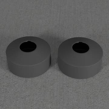 Täckbricka Scandtap Steel Pleasure Cover 33 mm á 2 st