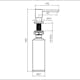 Diskmedelspump Scandtap Steel Clean Dispenser