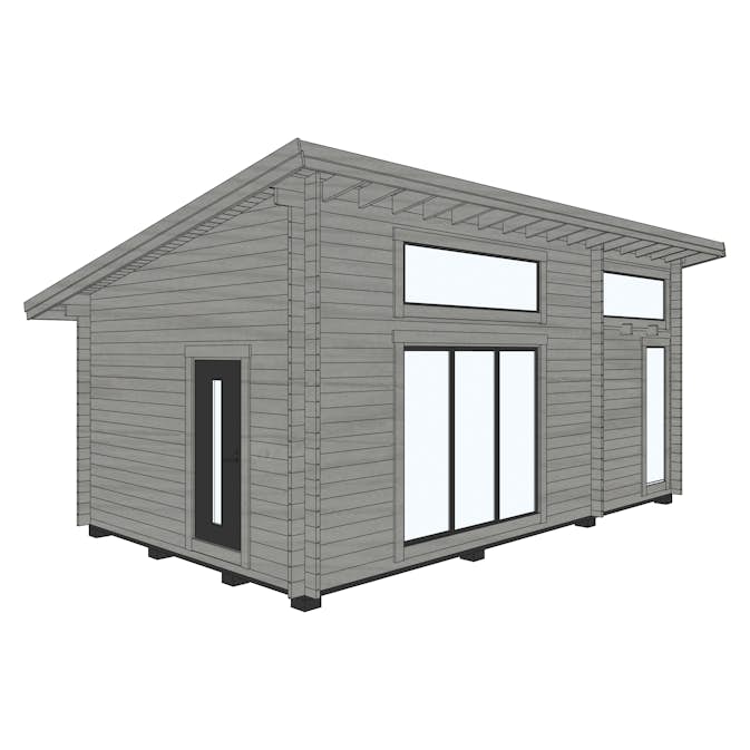 Attefallshus Baseco Stensund 30 m² Stuga med Loft