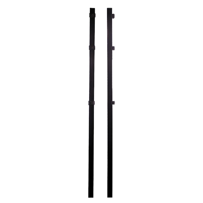 Stolpe NSH till Panelstängsel 40x40 mm Svart