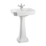 Tvättställ Burlington Victorian med Piedestal 560 mm