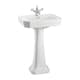Tvättställ Burlington Victorian med Piedestal 560 mm