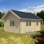 Attefallshus Palmako Sandra 29,9 m² Komplett Stuga med Sadeltak