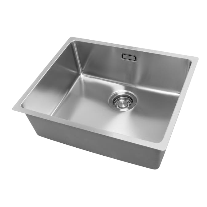 Diskho Strand Stainless STX Pressad Enkelvask för underlimning