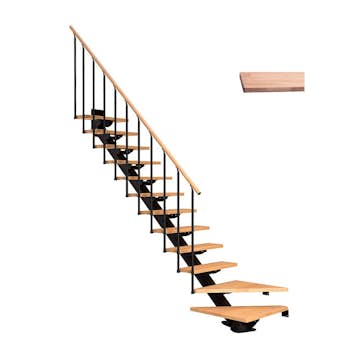 Spartrappa Dolle Sydney Ek Vit-Oljad 1/4 Classic II