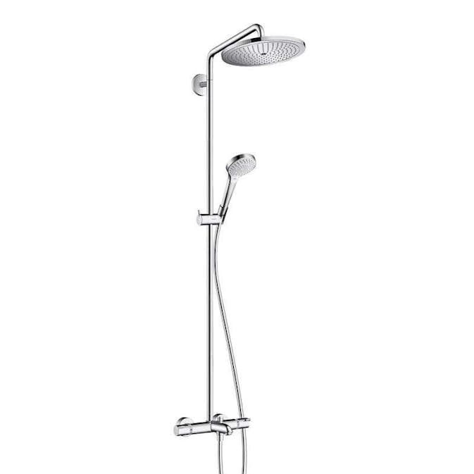 Takduschset Hansgrohe Croma Select S 280 Air 1jet Showerpipe med Badkarsblandare