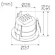 Downlight Hide-a-lite Core Smart Outdoor 3-pack Vit 3000K
