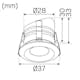 Downlight Hide-a-lite Core Smart Outdoor 3-pack Vit 3000K
