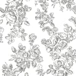 Tapet Decor Maison Queen Marie Svart