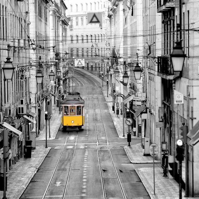 Tapet Idealdecor Non-Woven Streets of Lisbon