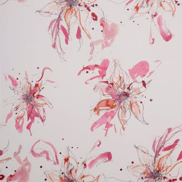 Tapet Mimou Poinsettia Fuchsia