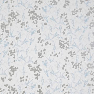 Tapet Mimou Rainbirds Natural/Turquoise