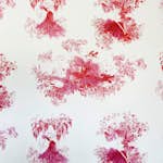 Tapet Mimou Toile Mesdames Fuchsia