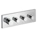 Termostatmodul Axor ShowerCollection Square för Inbyggnad
