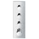 Termostatmodul Axor ShowerCollection Square för Inbyggnad