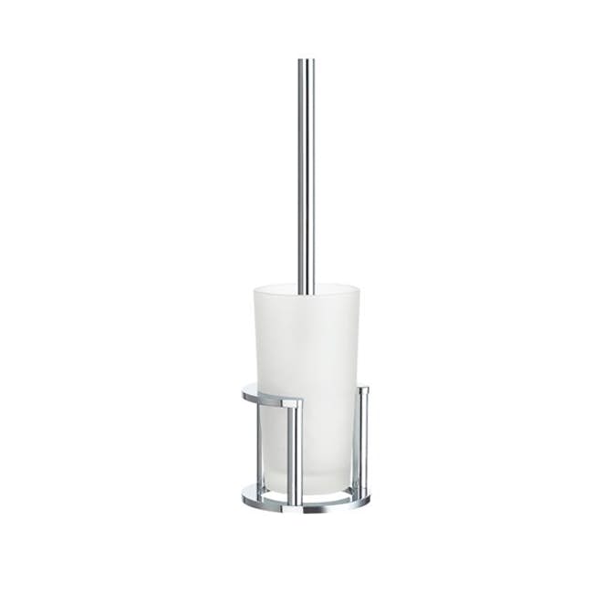 Toalettborste Smedbo Outline FK101 Krom/Frostat Glas